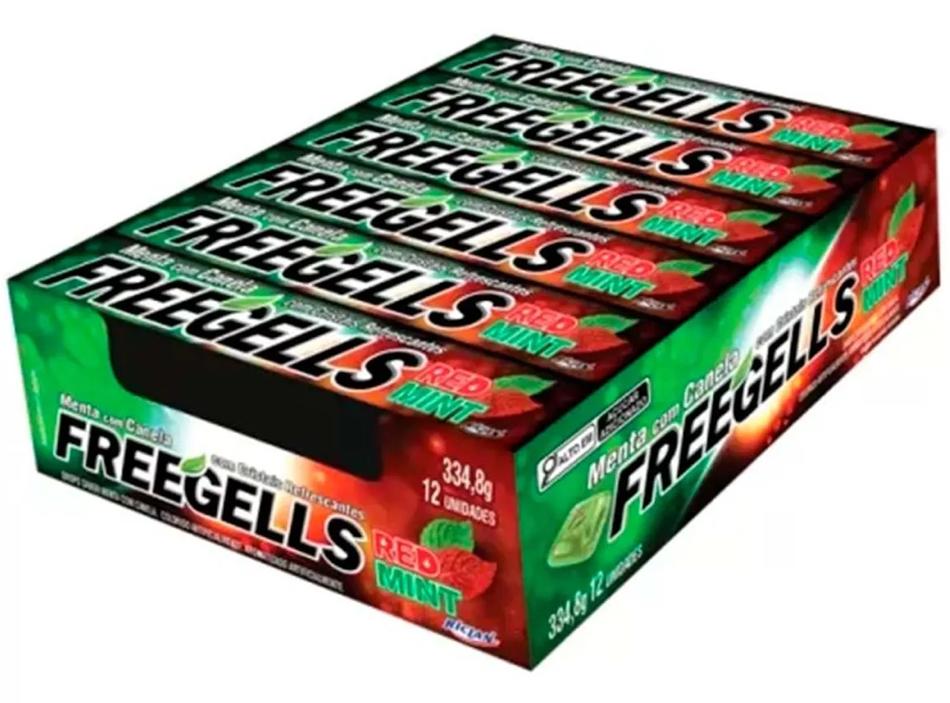 DROPS FREEGELLS PLAY RED MINT MENTA E CANELA C/12UN