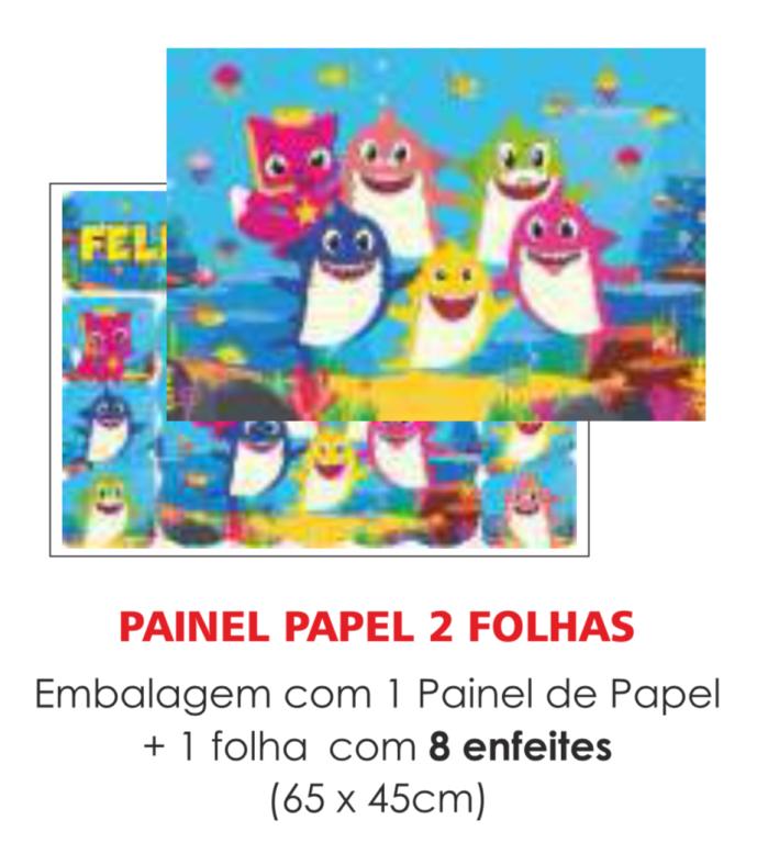 PAINEL ECONOMICO 2 FOLHAS BABY SHARK