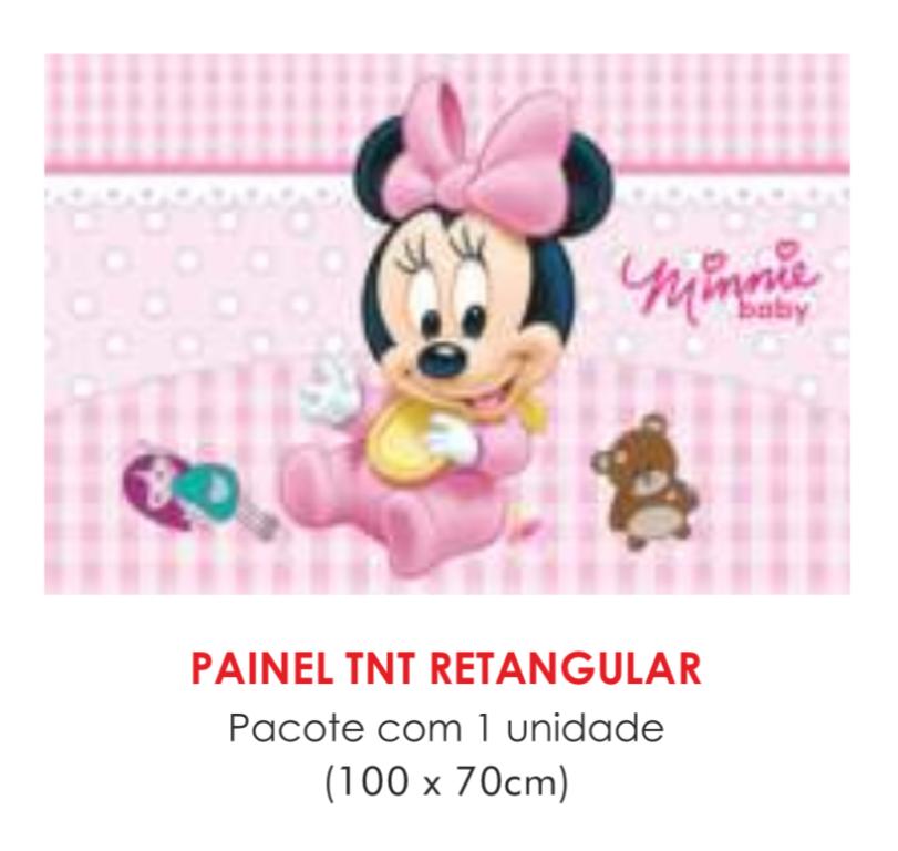 PAINEL TNT DUPLO RETANGULAR MINIE BABY 70X100CM