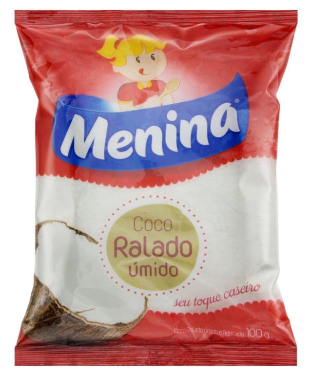 COCO RALADO MENINA UMIDO ADOCADO 100G