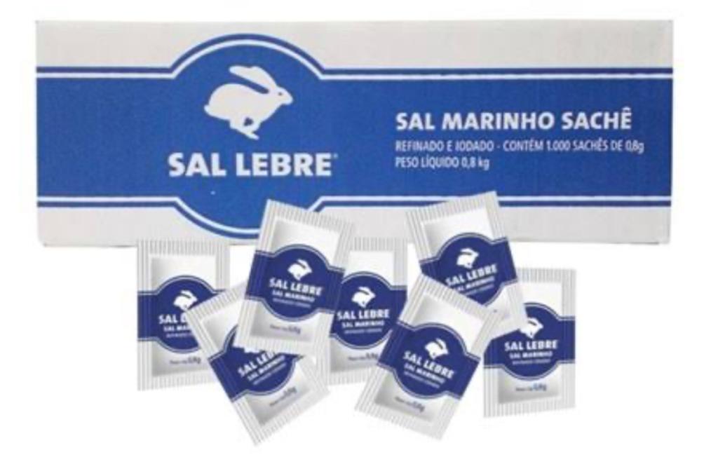 SAL SACHE LEBRE 0,8GR CX/1000UN