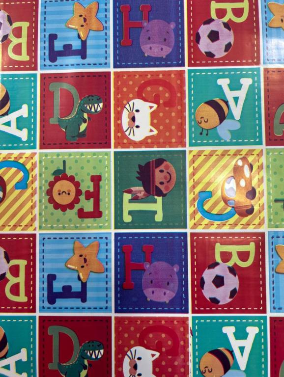 SACO P/ PRESENTE METALIZADO ALFABETO 15X30 UN