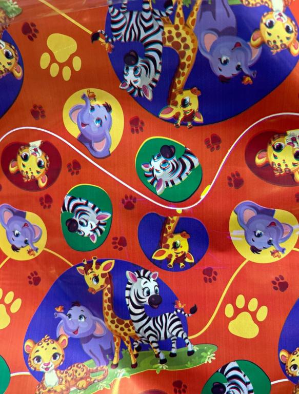 SACO P/ PRESENTE METALIZADO SAFARI 20X30 UN