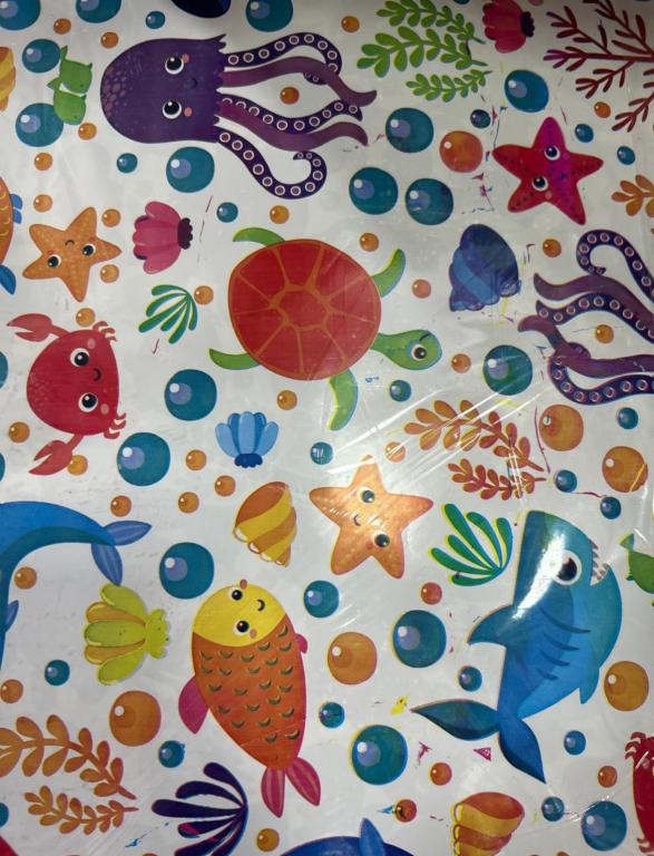 SACO P/ PRESENTE METALIZADO OCEANO 20X30 C/50UN