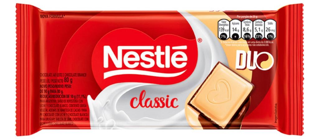 BARRA CHOCOLATE NESTLE DUO 80GR