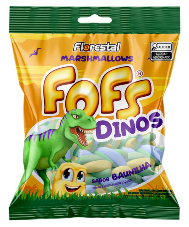 MARSHMALLOW FOFS TWIST DINOS 220G