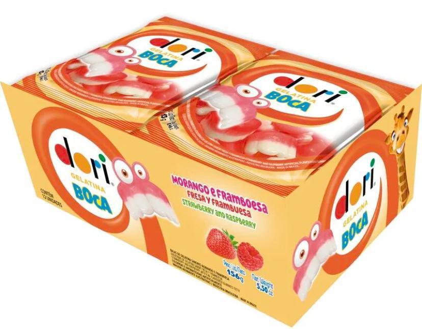 BALA DORI GELATINA BOCA 13G