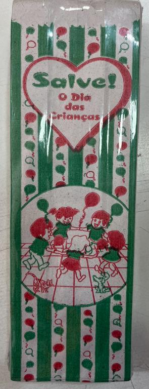 SACO PAPEL DIA DAS CRIANCAS 09X25CM C/100UN