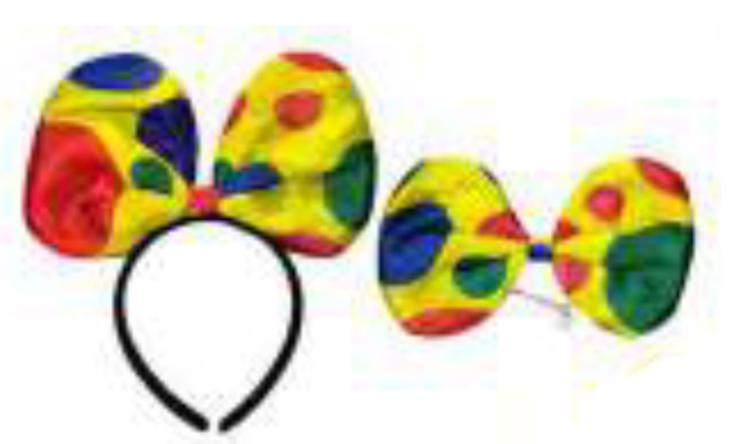 TIARA PALHACINHA + GRAVATA