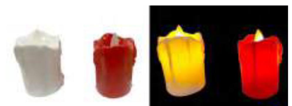 VELA DECORATIVA A BATERIA GRANDE