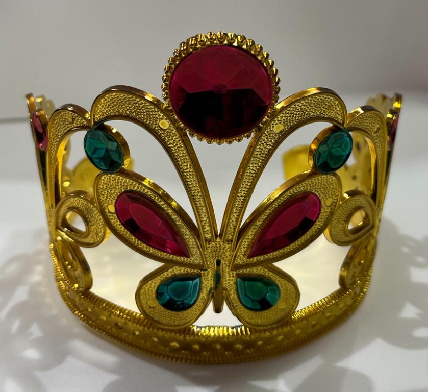 COROA PRINCESA DOURADA ALTA