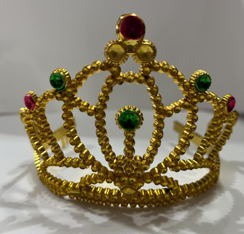 COROA PRINCESA DOURADA