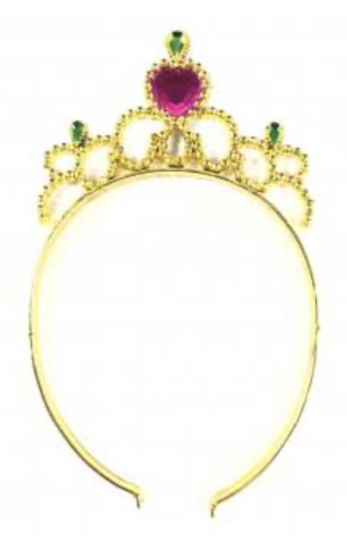 TIARA COROA DOURADA
