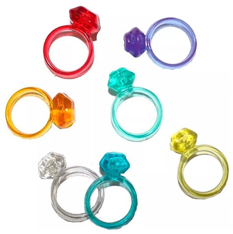 MINI BRINQUEDO ANEL CRISTAL C/48UN