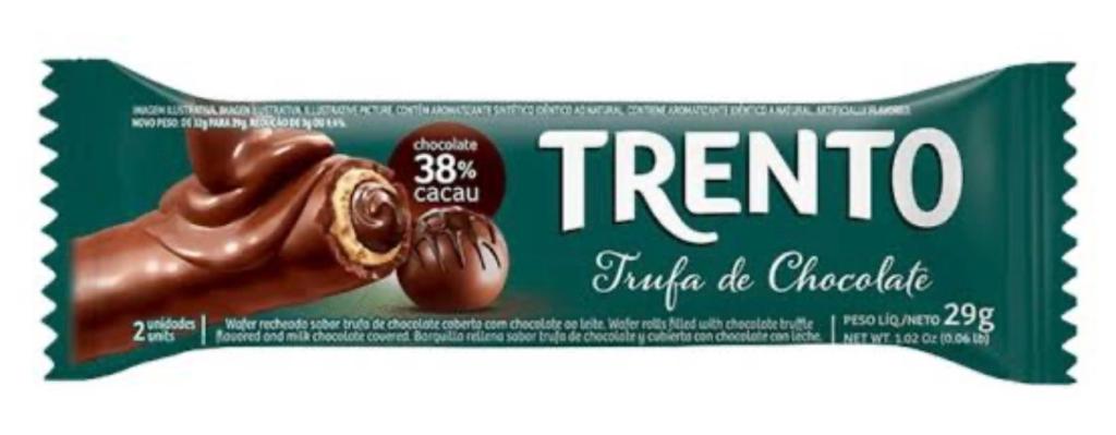 WAFER TRENTO TRUFA DE CHOCOLATE DP/16X29GR
