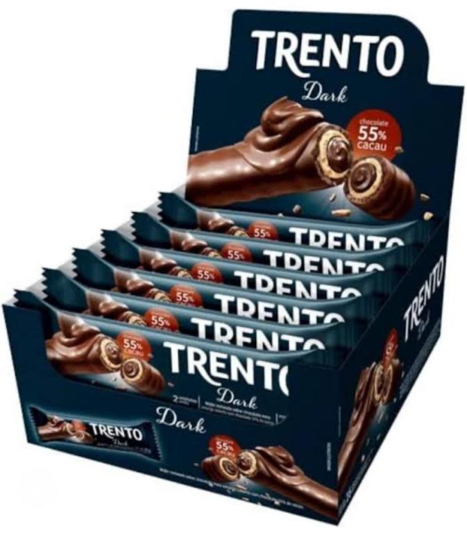 WAFER TRENTO DARK 55% CACAU DP/16X29GR