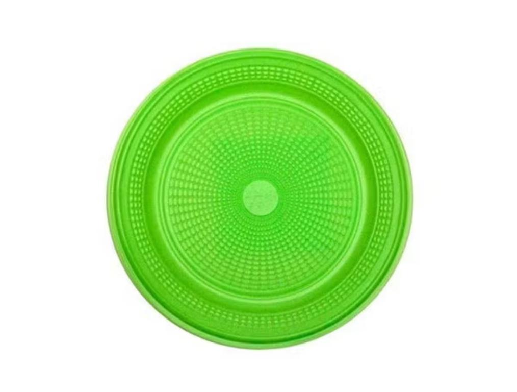 PRATO PLAST. TRIK TRIK 15CM RASO VERDE CLARO C/10UN