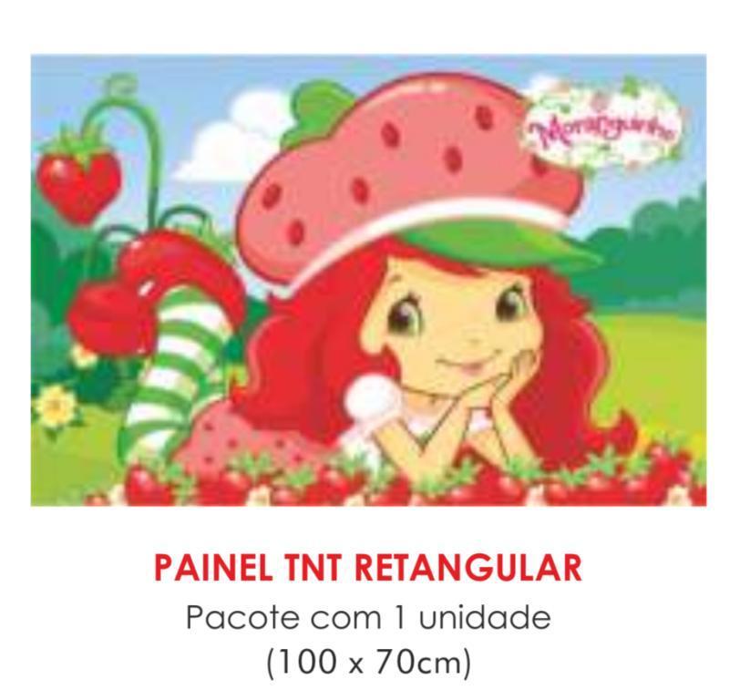 PAINEL TNT DUPLO RETANGULAR MORANGUINHO BABY 70X100CM