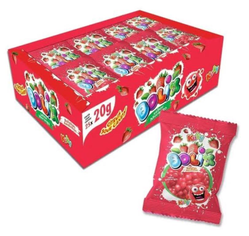 BOLIX KUKY CITRUS SABOR MORANGO DP/25X20GR