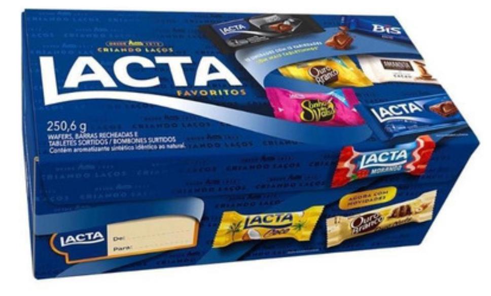 BOMBOM LACTA FAVORITOS 250,6GR