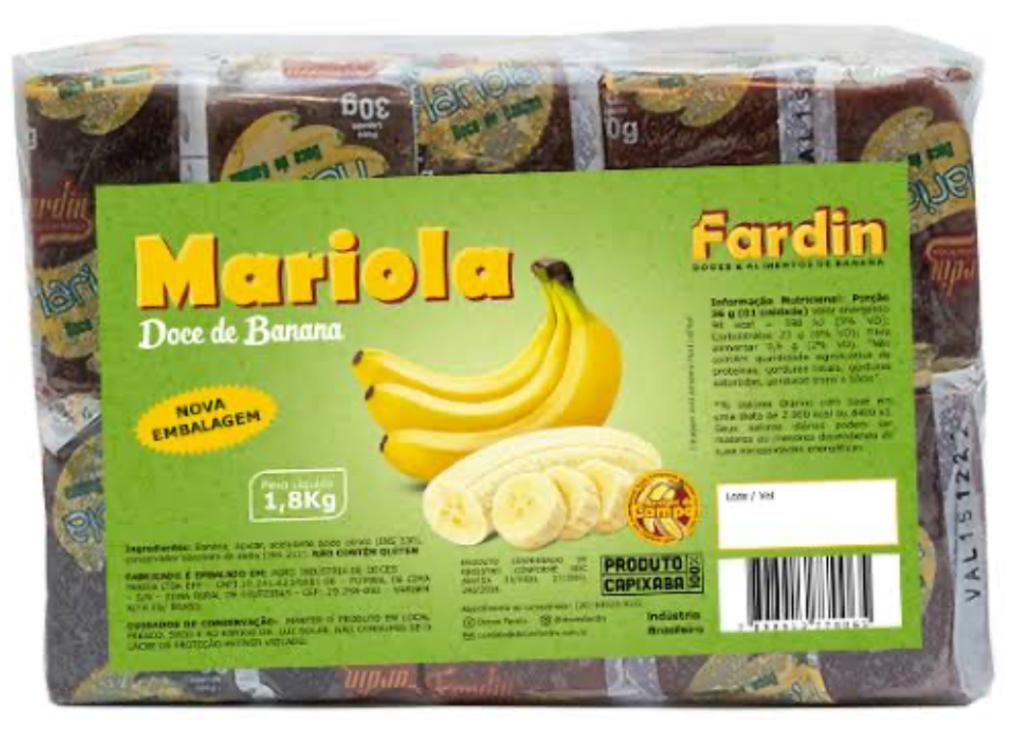 BANANADA FARDIM 1,8KG C/50UN