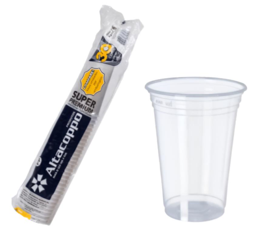 COPO PLAST. PP LISO ALTACOPPO TRANSP. 770ML C/30UN