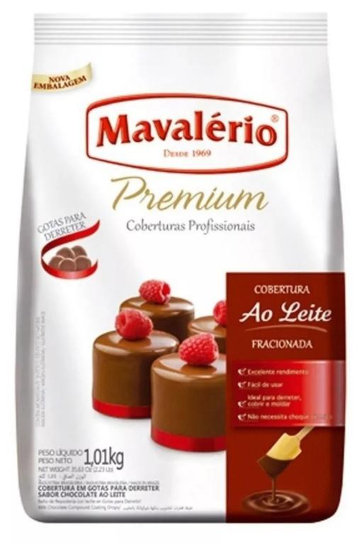 COBERTURA PREMIUM MAVALERIO AO LEITE 1,01KG