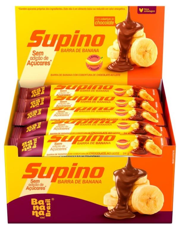 BARRA SUPINO C/ COBERT. CHOCOLATE BANANA 24G
