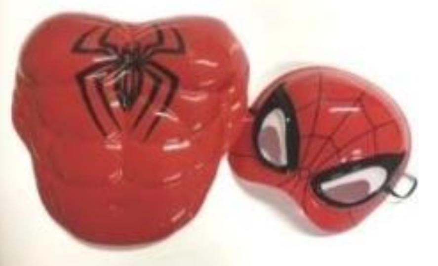 KIT PEITORAL + MASCARA HOMEM ARANHA