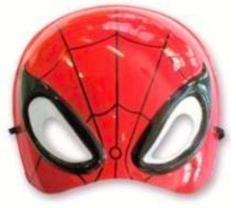MASCARA HOMEM ARANHA MEIO ROSTO