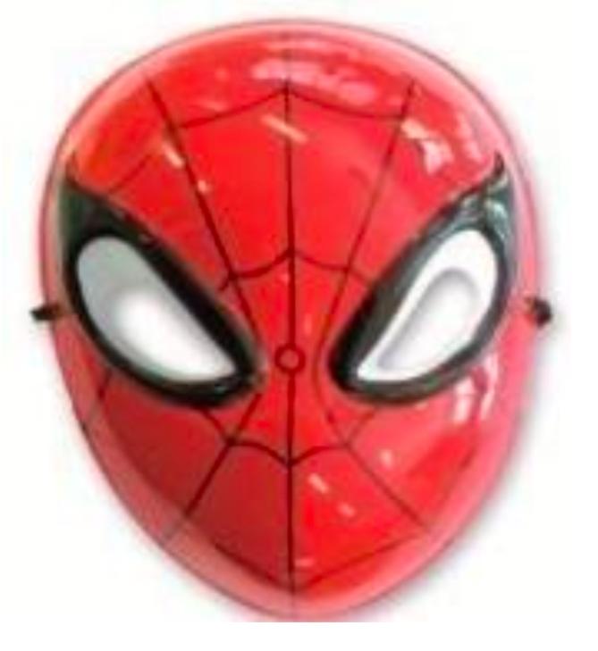 MASCARA HOMEM ARANHA