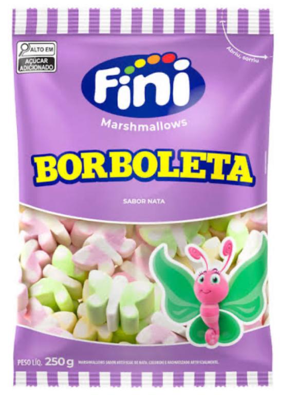 MARSHMALLOWS FINI BORBOLETAS 250G
