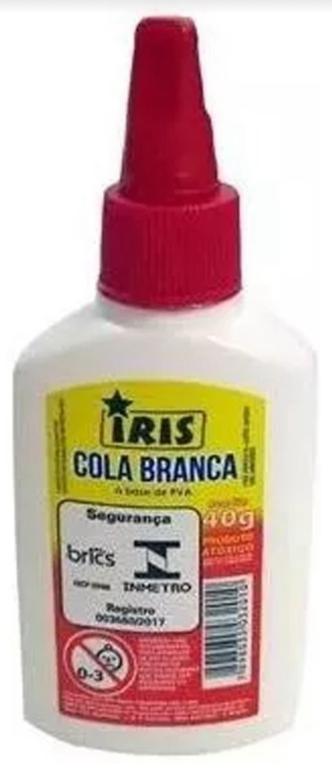COLA BRANCA IRIS 40G