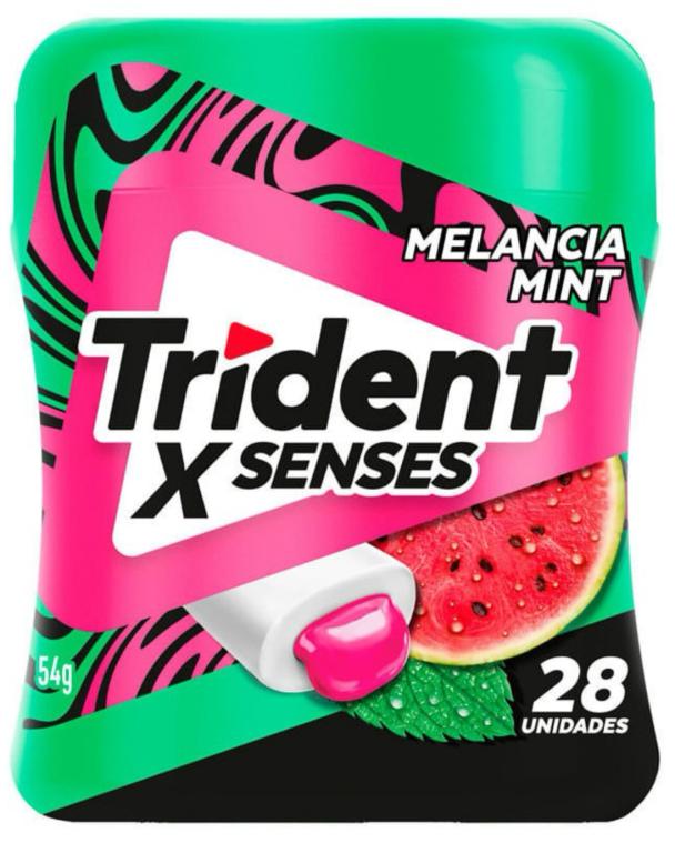TRIDENT GARRAFA MELANCIA MINT C/28UN