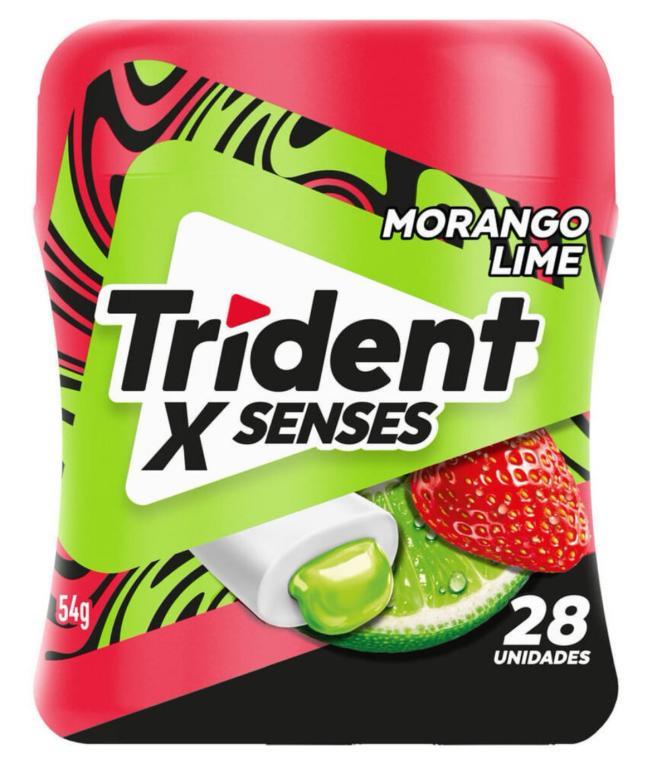 TRIDENT GARRAFA MORANGO LIME C/28UN
