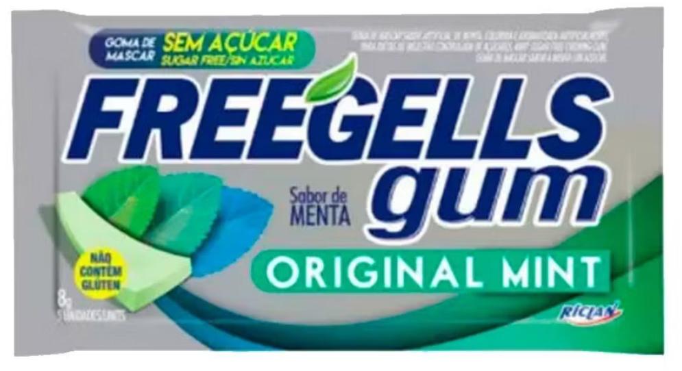 CHICLE FREEGELLS GUM ZERO ORIGINAL MINT