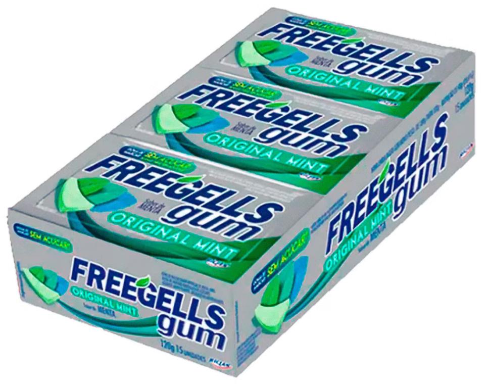 CHICLE FREEGELLS GUM ZERO ORIGINAL MINT