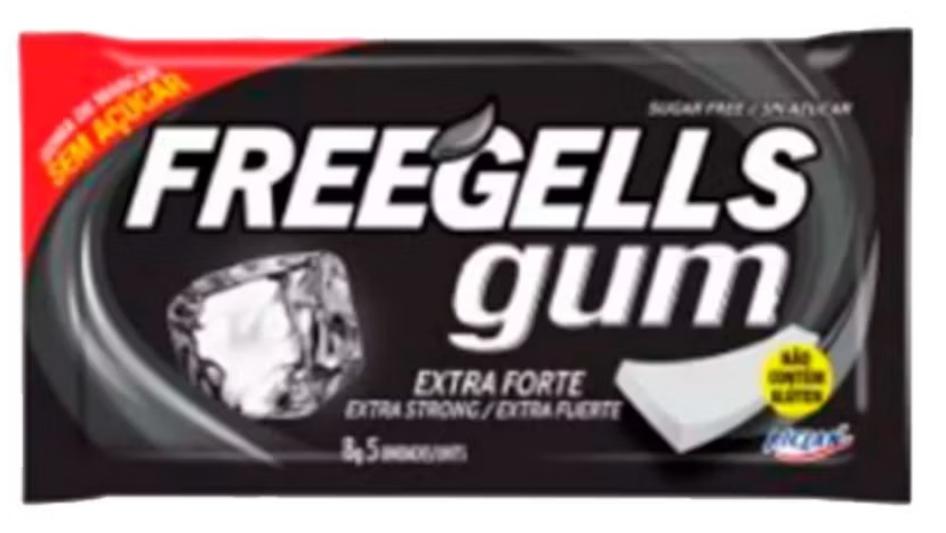 CHICLE FREEGELLS GUM ZERO EXTRA FORTE C/15UN