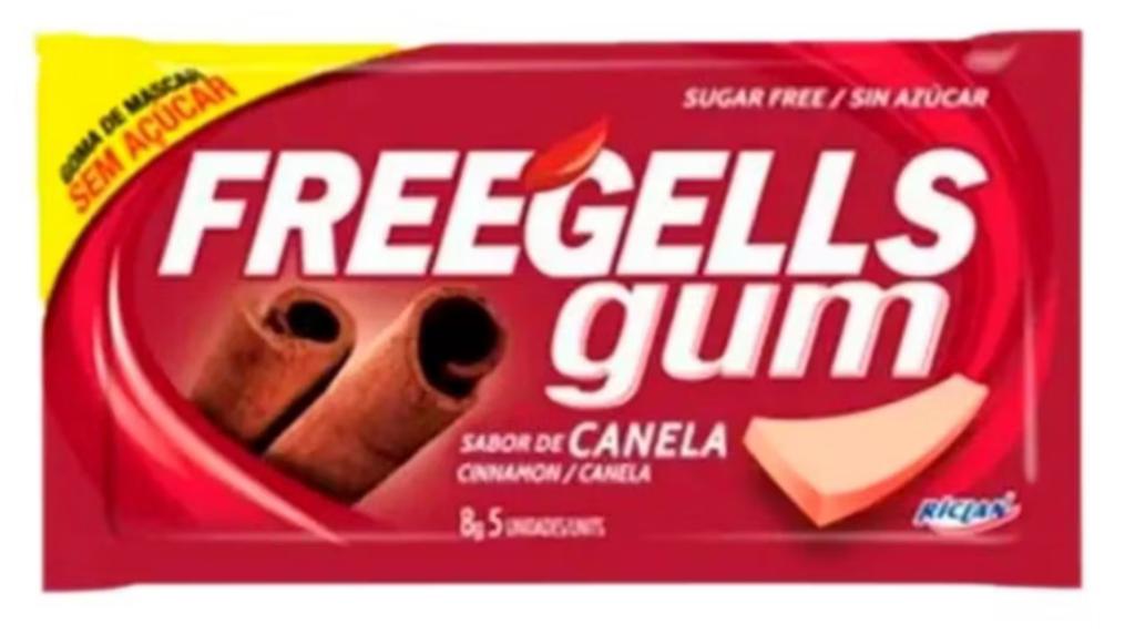 CHICLE FREEGELLS GUM ZERO CANELA