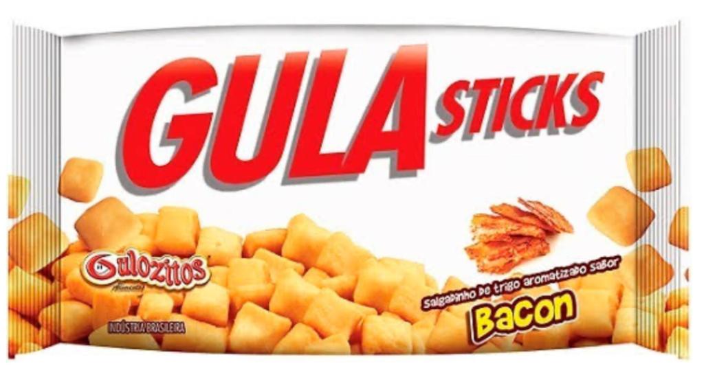 SALGADINHO GULA STICKS BANCON 50G