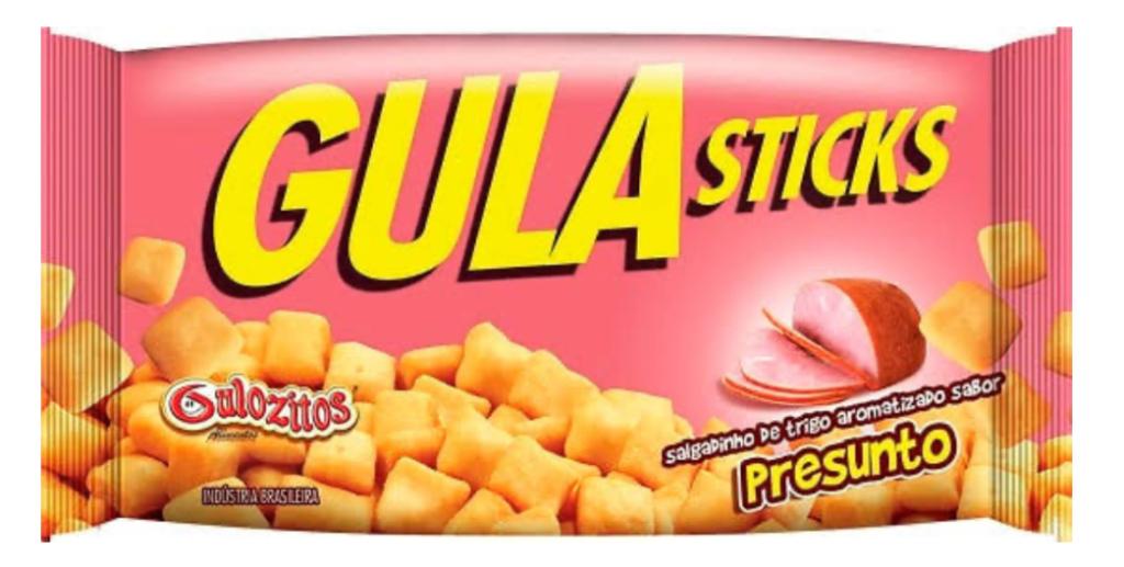 SALGADINHO GULA STICKS PRESUNTO 50G