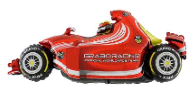 BALAO METALIZADO CARRO FORMULA 1 127CM