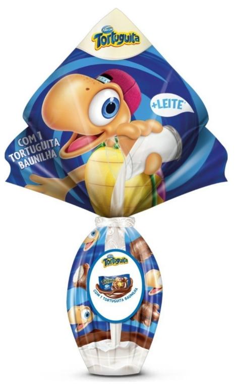 OVO DE PASCOA TORTUGUITA AO LEITE 120G