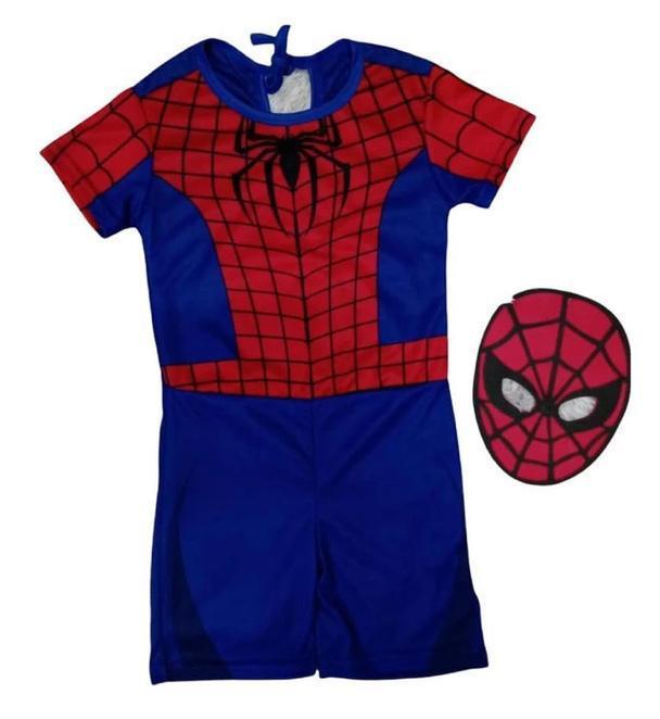 FANTASIA HOMEM ARANHA MACACAO + MASCARA TAM. M