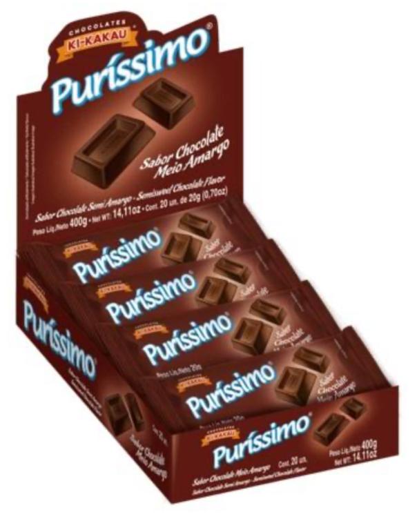 PURISSIMO KIDS MEIO AMARGO DP/20UN 400G