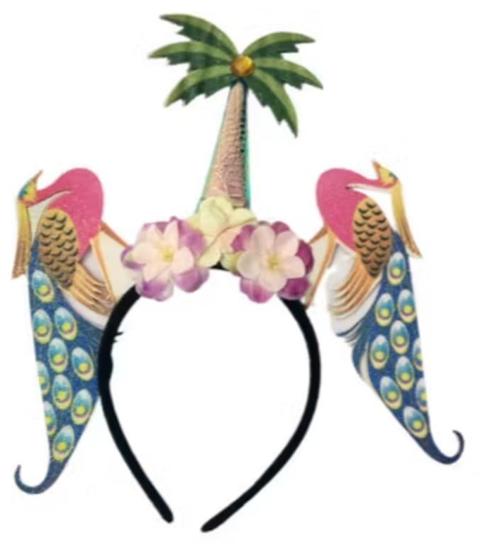 TIARA TROPICAL C/ PAVAO