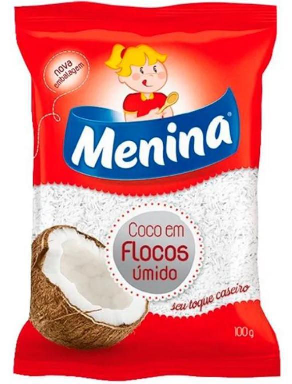 COCO RALADO MENINA UMIDO ADOCADO 50G