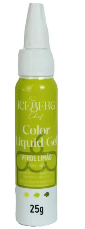 CORANTE LIQUIDO GEL ICEBERG VERDE LIMAO 25G
