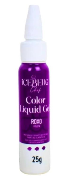 CORANTE LIQUIDO GEL ICEBERG ROXO 25G