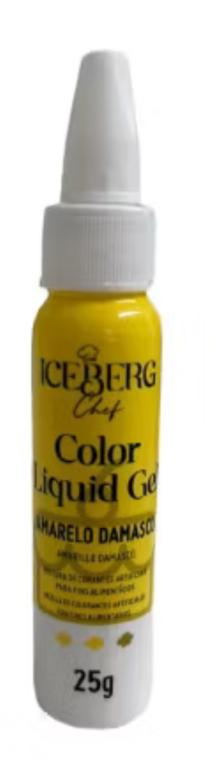 CORANTE LIQUIDO GEL ICEBERG AMARELO DAMASCO 25G